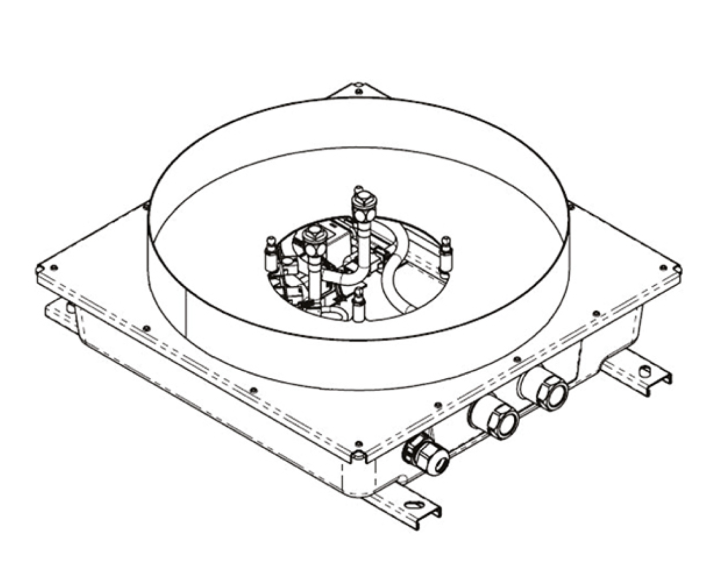 Dornbracht 35034970-900010 Installation Rough Flush Mounted With Light
