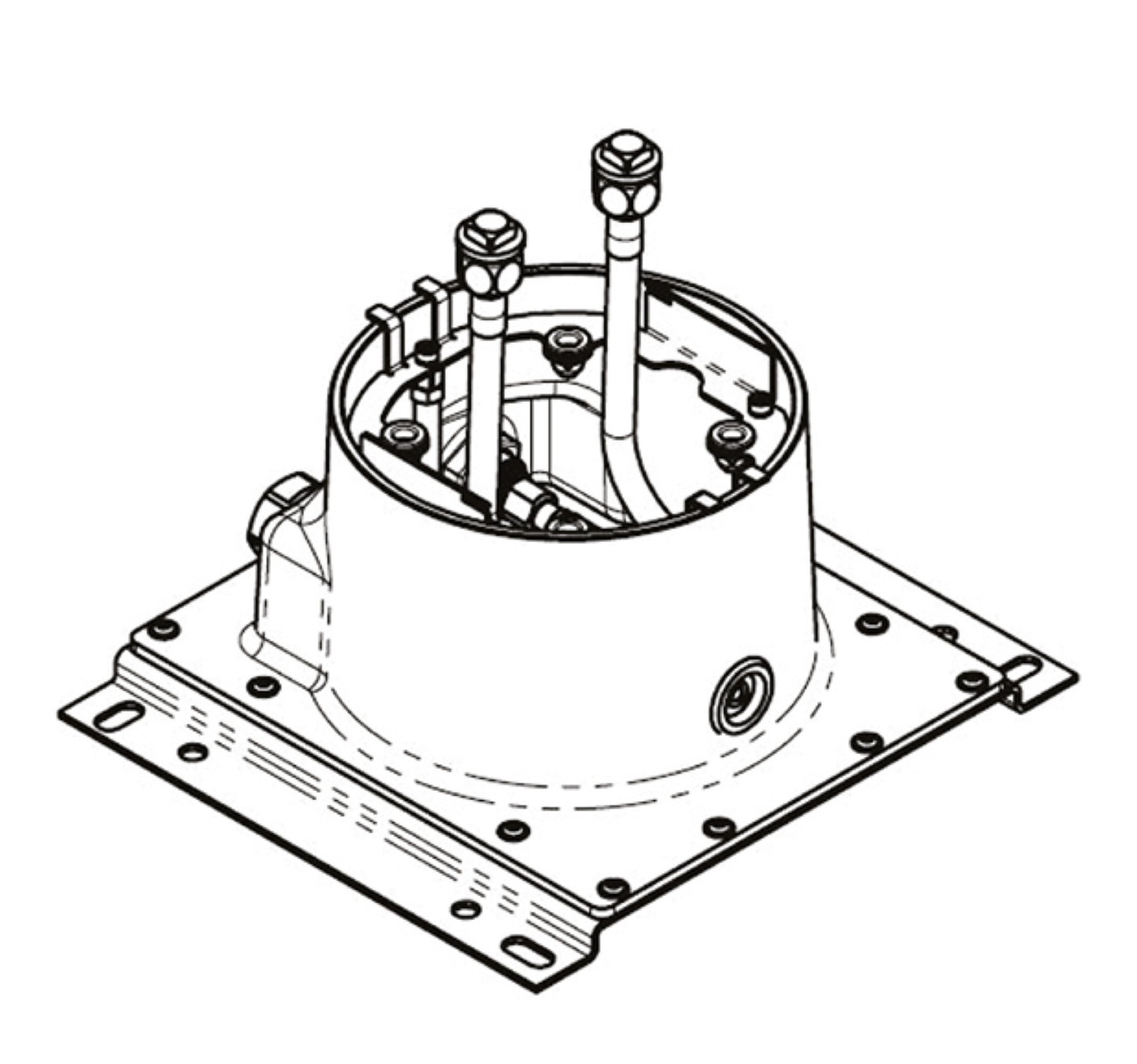 Dornbracht 35041970-900010 Installation Rough , Ceiling-Mounted