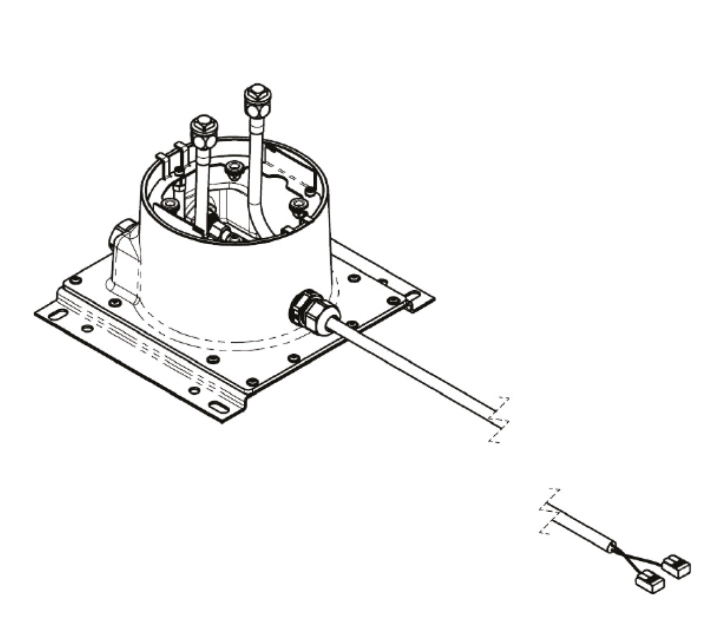 Dornbracht 35042970-900010 Installation Rough , Ceiling-Mounted With Light