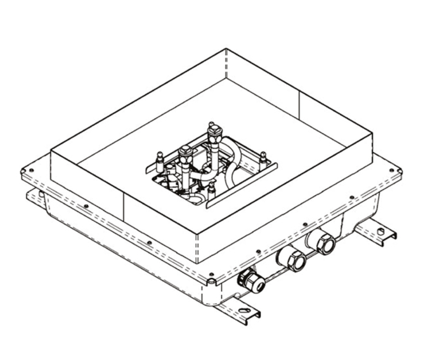 Dornbracht 35044970-900010 Installation Rough Flush Mounted With Light