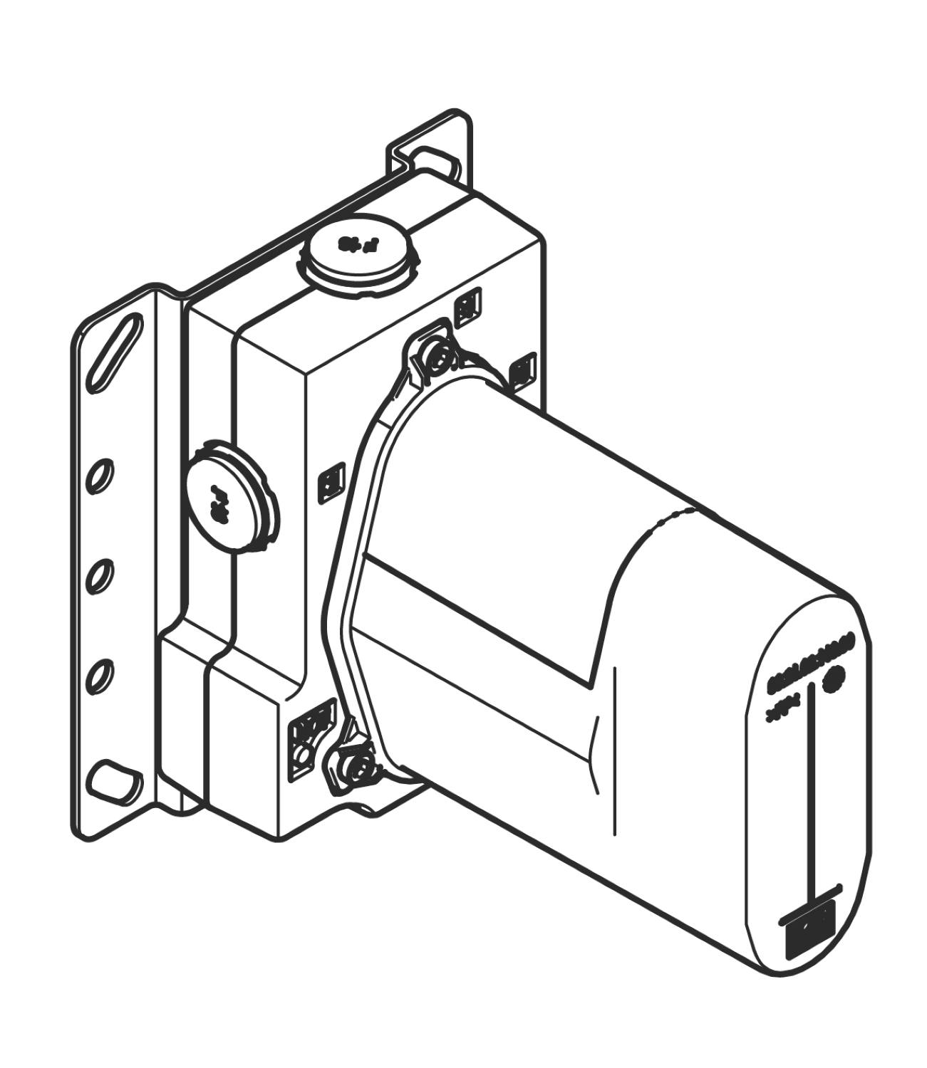 Dornbracht 35426970-900010 Concealed Thermostat For One- And Two-Way Outlets