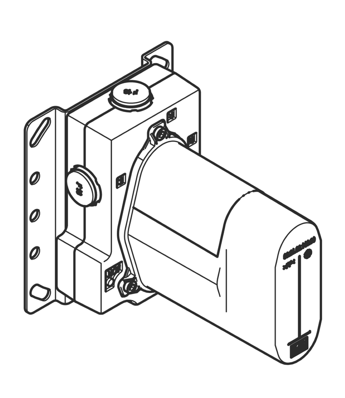 Dornbracht 35428970-900010 Concealed Thermostat For Three-Way Outlets