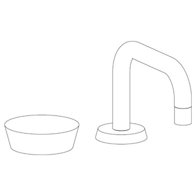 Watermark 36-1.3.17-CM Zen Deck Mounted 2 Hole Square Square Lavatory Set