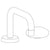 Watermark 36-1.3.17-HL Zen Deck Mounted 2 Hole Square Square Lavatory Set