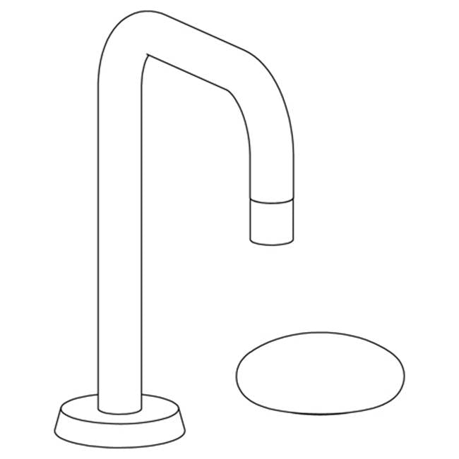 Watermark 36-1.3.18-HD Zen Deck Mounted 2 Hole Extended Square Spout Lavatory Set