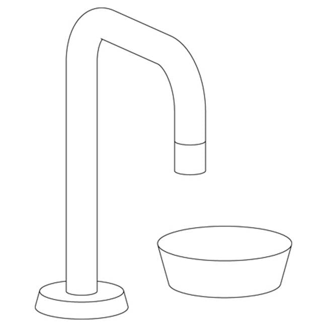 Watermark 36-1.3.18-IW Zen Deck Mounted 2 Hole Extended Square Spout Lavatory Set