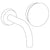 Watermark 36-1.2S-CM Zen Wall Mounted 2 Hole Lavatory Set With 6" Spout - Parent