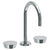 Watermark 36-2-BL1 Zen Deck Mounted 3 Hole Extended Gooseneck Lavatory Set