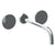 Watermark 36-2.2L-BL1 Zen Wall Mounted 3 Hole Lavatory Set With 11 7/8" Spout