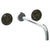 Watermark 36-2.2L-MM Zen Wall Mounted 3 Hole Lavatory Set With 11 7/8" Spout
