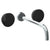 Watermark 36-2.2L-NM Zen Wall Mounted 3 Hole Lavatory Set With 11 7/8" Spout