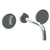 Watermark 36-2.2M-BL1 Zen Wall Mounted 3 Hole Lavatory Set With 8 3/4" Spout