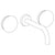 Watermark 36-2.2M-CM Zen Wall Mounted 3 Hole Lavatory Set With 8 3/4" Spout