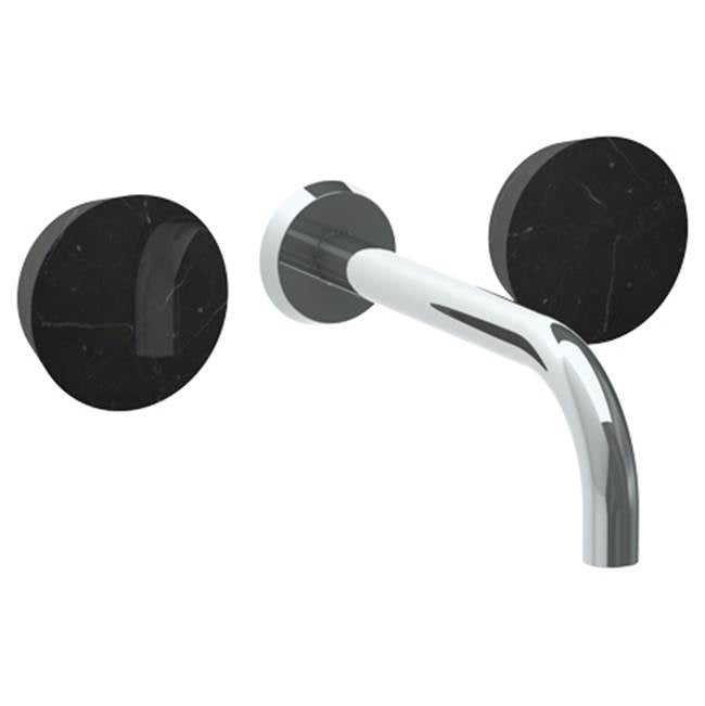 Watermark 36-2.2M-NM Zen Wall Mounted 3 Hole Lavatory Set With 8 3/4" Spout