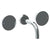 Watermark 36-2.2S-BL1 Zen Wall Mounted 3 Hole Lavatory Set With 6" Spout