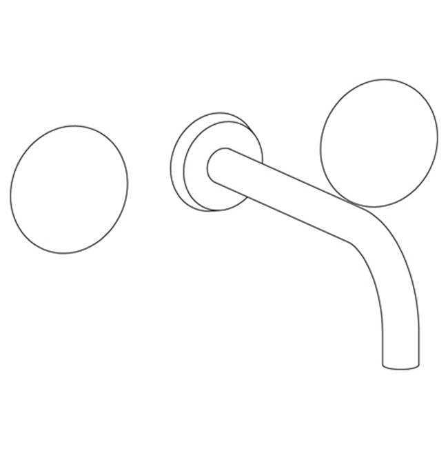 Watermark 36-2.2S-HD Zen Wall Mounted 3 Hole Lavatory Set With 6" Spout