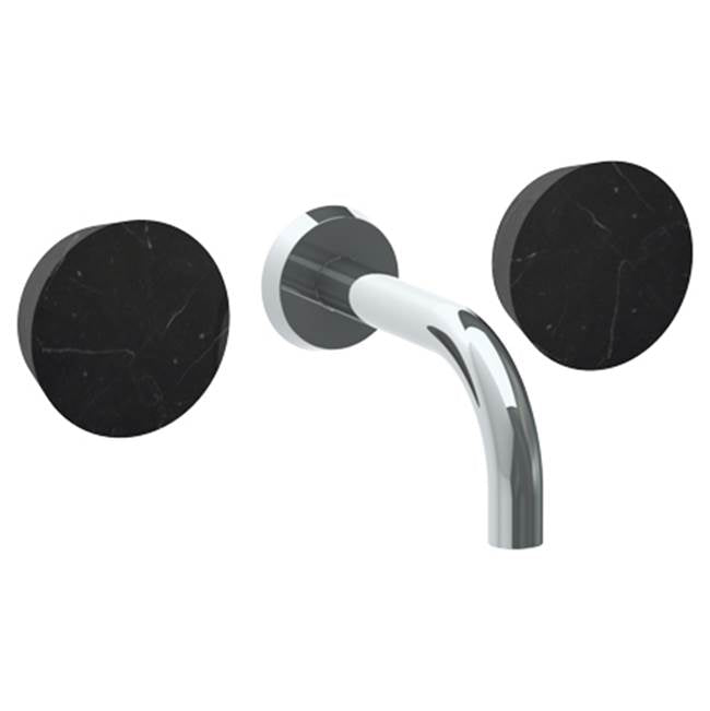 Watermark 36-2.2S-NM Zen Wall Mounted 3 Hole Lavatory Set With 6" Spout