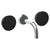 Watermark 36-2.2S-NM Zen Wall Mounted 3 Hole Lavatory Set With 6" Spout