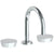 Watermark 36-2S-BL1 Zen Deck Mounted 3 Hole Gooseneck Lavatory Set