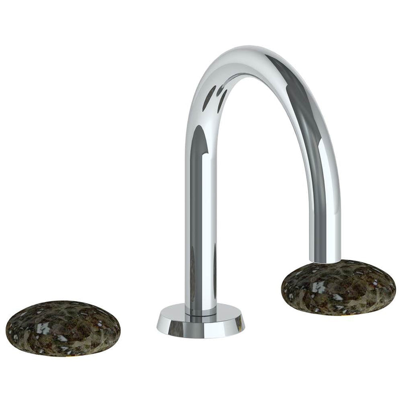 Watermark 36-2S-WM Zen Deck Mounted 3 Hole Gooseneck Lavatory Set