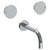 Watermark 36-5-BL1 Zen Wall Mounted 3 Hole Bath Set