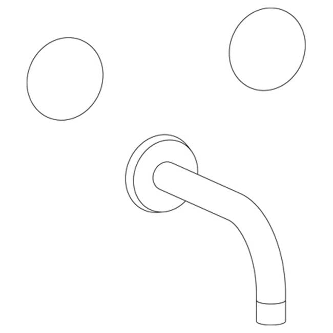 Watermark 36-5-HD Zen Wall Mounted 3 Hole Bath Set