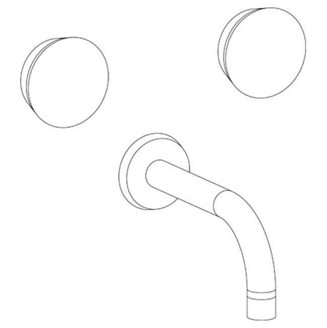 Watermark 36-5-IW Zen Wall Mounted 3 Hole Bath Set - Parent