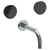Watermark 36-5-NM Zen Wall Mounted 3 Hole Bath Set