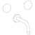 Watermark 36-5-WM Zen Wall Mounted 3 Hole Bath Set