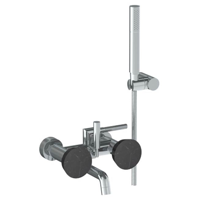 Watermark 36-5.2-NM Zen Wall Mounted Exposed Bath Set With Hand Shower