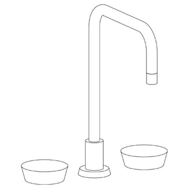 Watermark 36-7-CM Zen Deck Mounted 3 Hole Square Top Kitchen Faucet