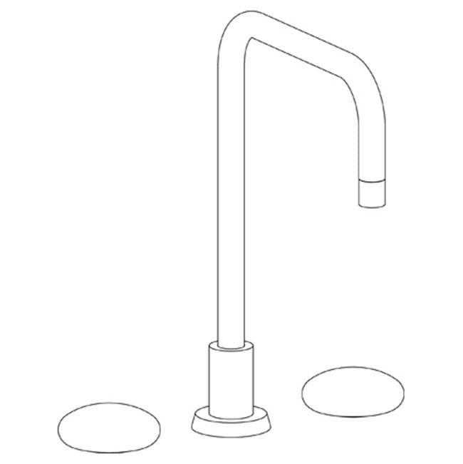 Watermark 36-7-HL Zen Deck Mounted 3 Hole Square Top Kitchen Faucet