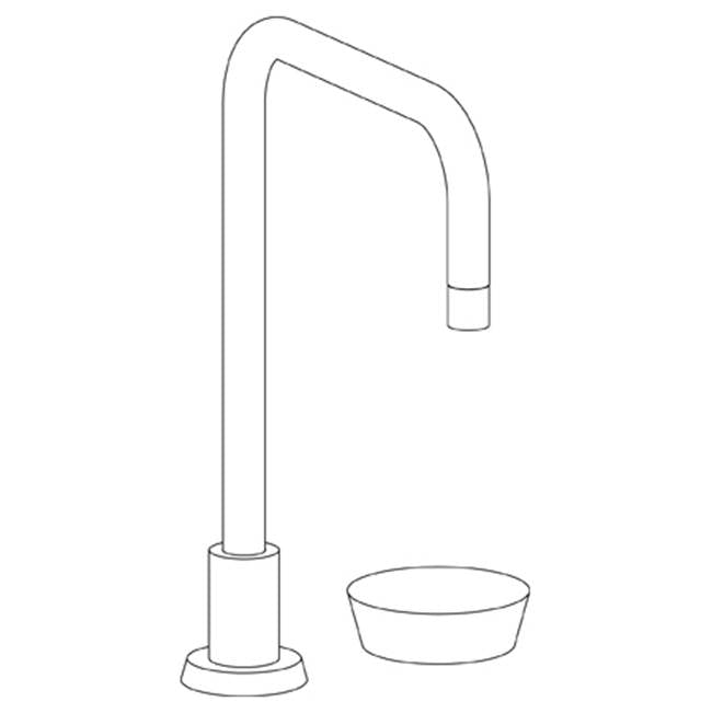 Watermark 36-7.1.3-IW Zen Deck Mounted 2 Hole Square Top Kitchen Faucet