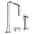 Watermark 36-7.1.3A-BL1 Zen Deck Mounted 3 Hole Square Top Kitchen Set - Includes Side Spray - Parent