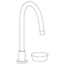 Load image into Gallery viewer, Watermark 36-7.1.3G-CM Zen Deck Mounted 2 Hole Gooseneck Kitchen Faucet