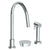 Watermark 36-7.1.3GA-BL1 Zen Deck Mounted 3 Hole Gooseneck Kitchen Set - Includes Side Spray