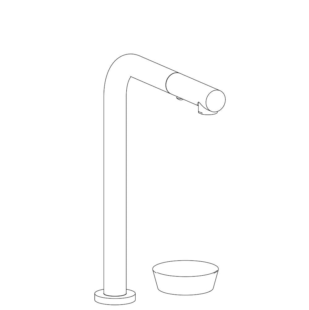 Watermark 36-7.1.3P1-IW Deck Mounted 2 Hole Square Top Kitchen Faucet With Pull Out Spray - Parent