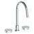 Watermark 36-7G-BL1 Zen Deck Mounted 3 Hole Gooseneck Kitchen Faucet - Parent