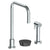 Watermark 36-7.1.3A-NM Zen Deck Mounted 3 Hole Square Top Kitchen Set - Includes Side Spray - Parent