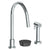 Watermark 36-7.1.3GA-NM Zen Deck Mounted 3 Hole Gooseneck Kitchen Set - Includes Side Spray - Parent