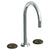 Watermark 36-8-MM Zen Deck Mounted 3 Hole Gooseneck Bath Set