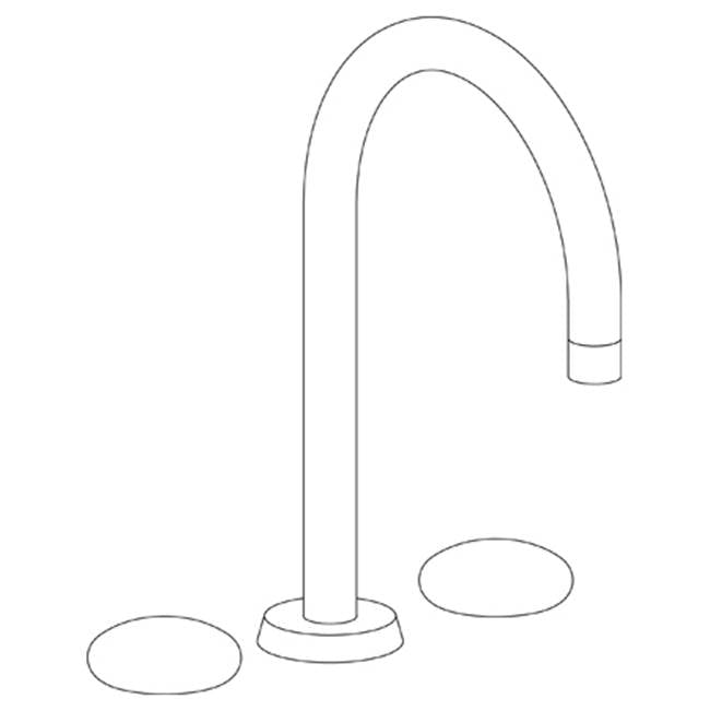 Watermark 36-8-WM Zen Deck Mounted 3 Hole Gooseneck Bath Set - Parent
