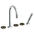 Watermark 36-8.1-MM Zen Deck Mounted 5 Hole Gooseneck Bath Set - Parent