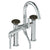 Watermark 36-8.2-MM Zen Deck Mounted Exposed Gooseneck Bath Set With Hand Shower