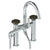 Watermark 36-8.2-MM Zen Deck Mounted Exposed Gooseneck Bath Set With Hand Shower
