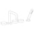 Watermark 36-8.26.1-CM Zen Deck Mounted 5 Hole Square Bath Set