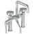 Watermark 36-8.26.2-BL1 Zen Deck Mounted Square Exposed Bath Set With Hand Shower
