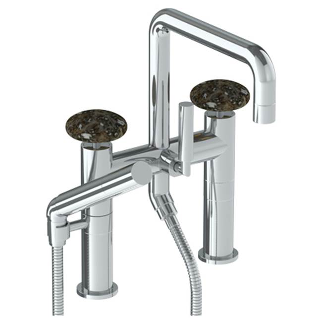 Watermark 36-8.26.2-MM Zen Deck Mounted Square Exposed Bath Set With Hand Shower