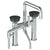 Watermark 36-8.26.2-NM Zen Deck Mounted Square Exposed Bath Set With Hand Shower