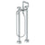 Watermark 36-8.26.3-BL1 Zen Floor Standing Square Bath Set With Slim Hand Shower - Parent